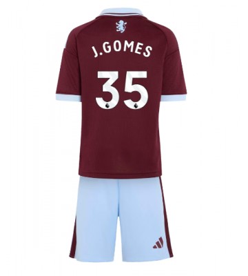Aston Villa Joao Gomes #35 Hjemmebanetrøje Børn 2026-27 Kortærmet (+ Korte bukser)